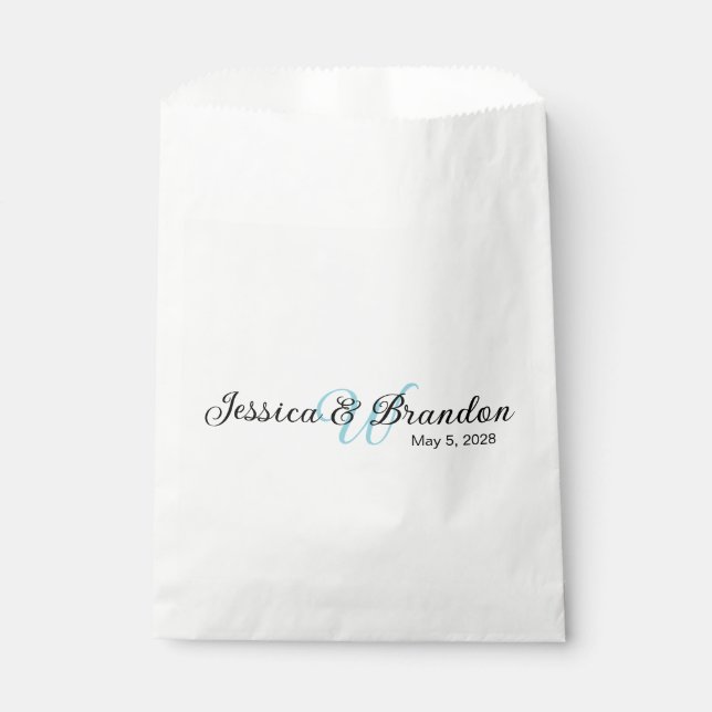 Bolsa De Papel Wedding Label 016 (Anverso)