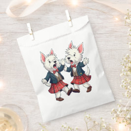 Bolsa De Papel West Highland Terrier Dancing Scottish Ceilidh 