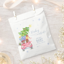 Bolsa De Papel Whimsical Cold Outside Reindeer Bear Baby Shower