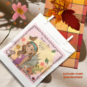 Bolsa De Papel Whimsical Fall Woodland Fairy Baby Shower
