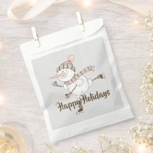 Whimsical Ice Skymen Snowmen