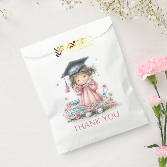 Bolsa De Papel Whimsical Kindergarten Graduation Celebration  (Sellado)