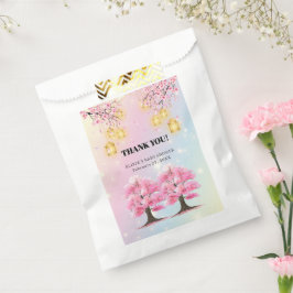 Bolsa De Papel Whimsical Sakura Cherry Blossom Tree Baby Shower
