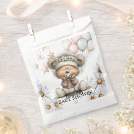 Bolsa De Papel Whimsical Teddy Bear Baby Shower