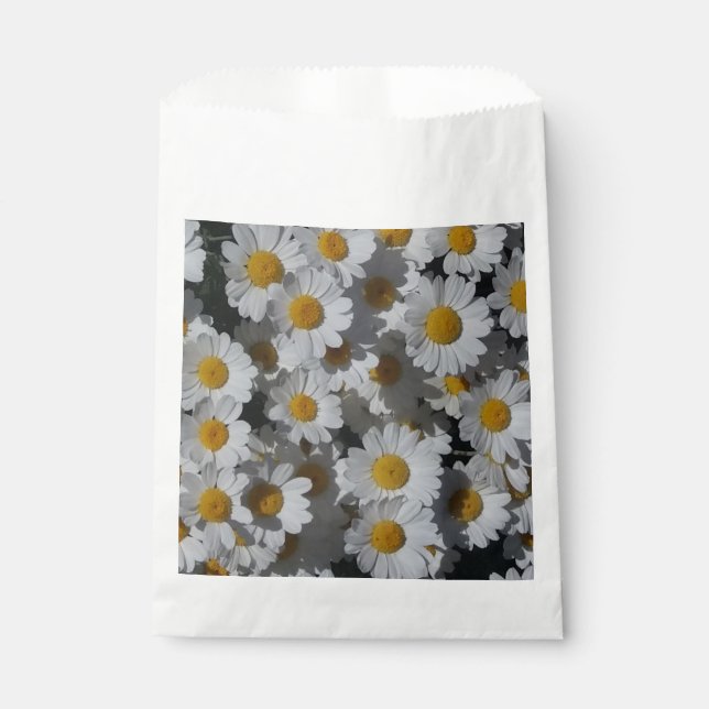 Bolsa De Papel White Daisies (Anverso)