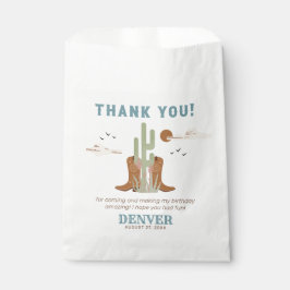 Bolsa De Papel Wild West Cowboy Birthday Party