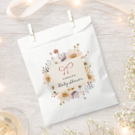 Bolsa De Papel Wildflower Boho Baby Shower