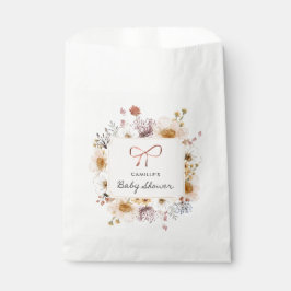 Bolsa De Papel Wildflower Boho Baby Shower