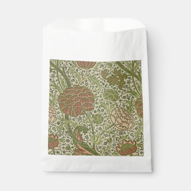 Bolsa De Papel William Morris Cray Sage Flor de Floral Botánico (Anverso)