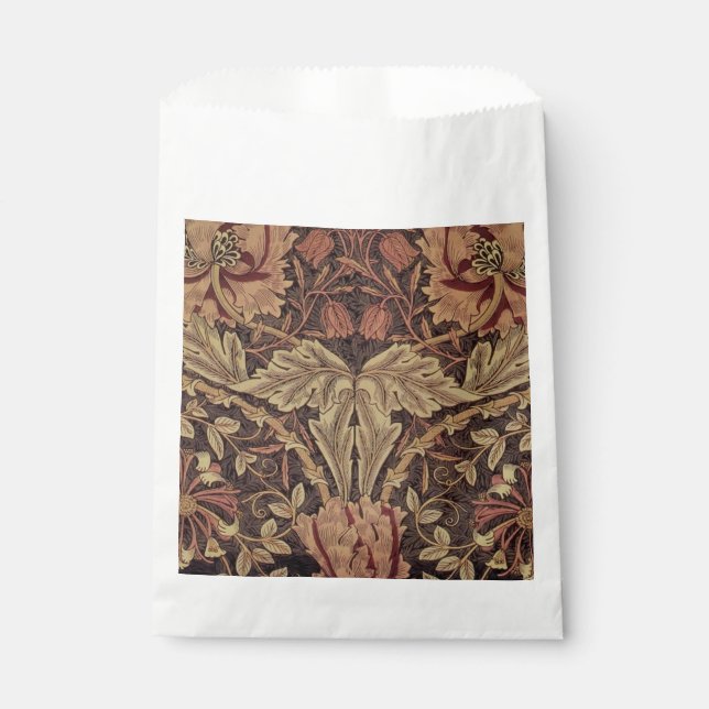 Bolsa De Papel William Morris Honeysuckle Arte Inglés Clásico (Anverso)