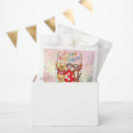 Bolsa De Papel Winnie the Pooh | Happy Birthday