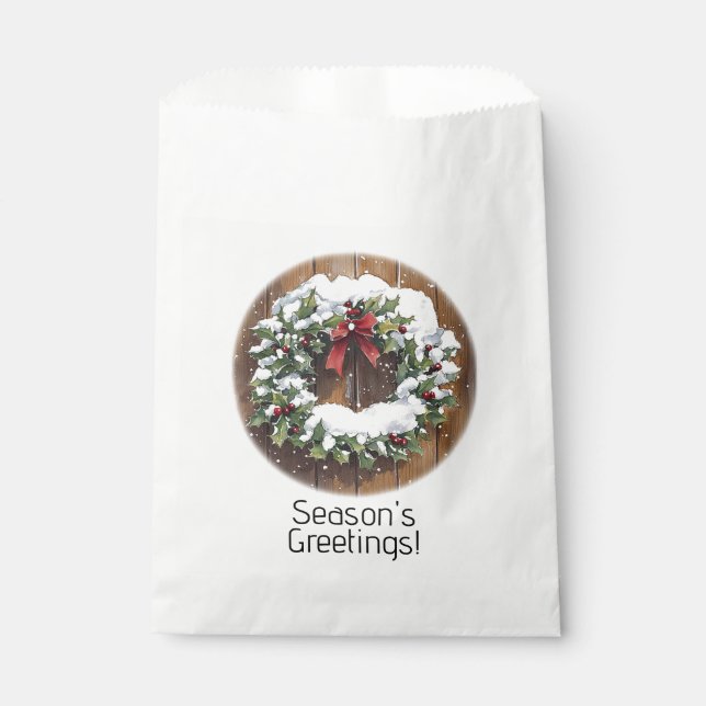 Bolsa De Papel Winter Wonderland (Anverso)