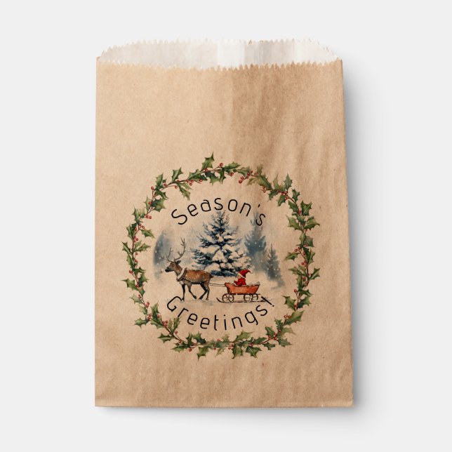Bolsa De Papel Winter Wonderland (Anverso)