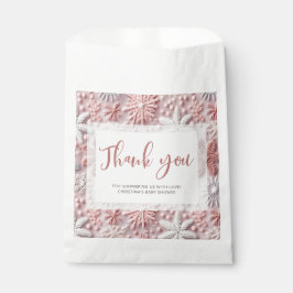 Bolsa De Papel Winter Wonderland Chica Baby Shower Gracias