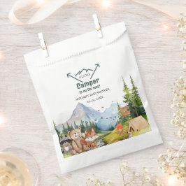 Bolsa De Papel Woodland Animals Adventure Camper Baby Shower