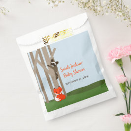 Bolsa De Papel Woodland Babies Baby Shower