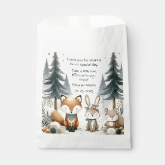 Bolsa De Papel Woodland Baby Shower