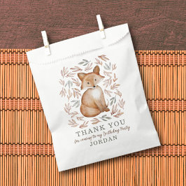 Bolsa De Papel Woodland Fox & Foliage Gracias