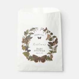 Bolsa De Papel Woodland Género Botánico Baby Shower Neutral