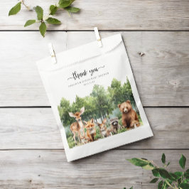 Bolsa De Papel Woodland Let the Adventure Begin Gracias
