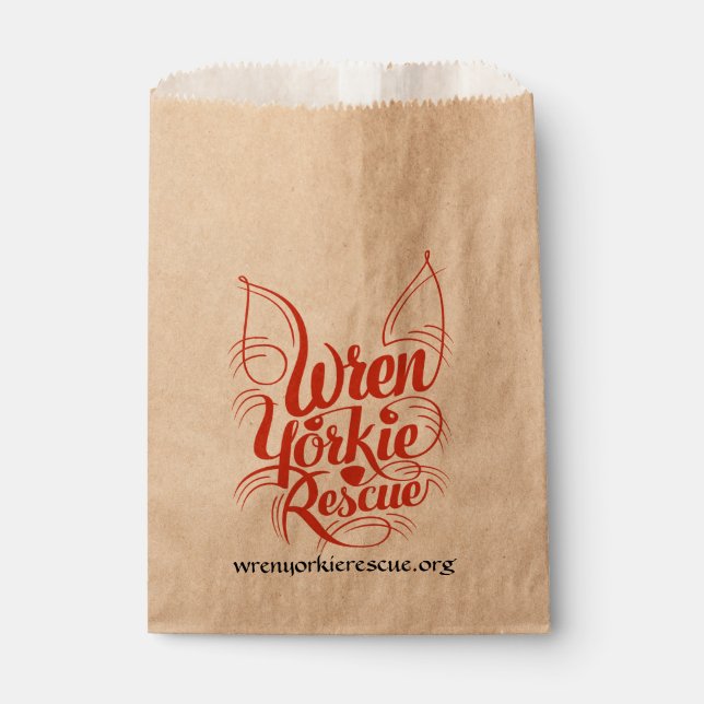 Bolsa De Papel Wren Yorkie Rescue (Anverso)