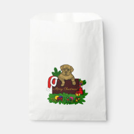 Bolsa De Papel XMas Puppy