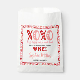 Bolsa De Papel XOXO Hugs & Kisses Valentine's Day 1st Birthday
