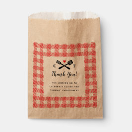 Bolsa De Papel Yo hago BBQ Red Picnic Favorito