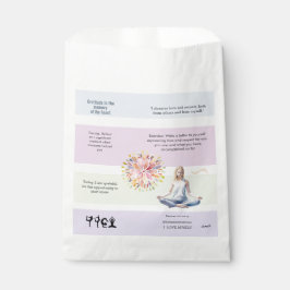 Bolsa De Papel Yoga Relax Meditation Serene Chakra antistress