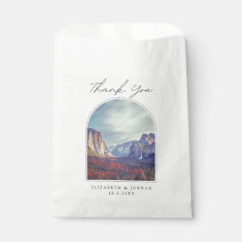 Bolsa De Papel Yosemite California Wedding Favor de Gracias Foto