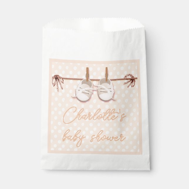 Bolsa De Papel Zapatos para bebés de Peach-y (Anverso)