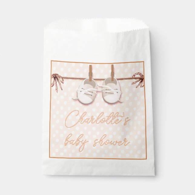 Bolsa De Papel Zapatos para bebés de Peach-y (Anverso)