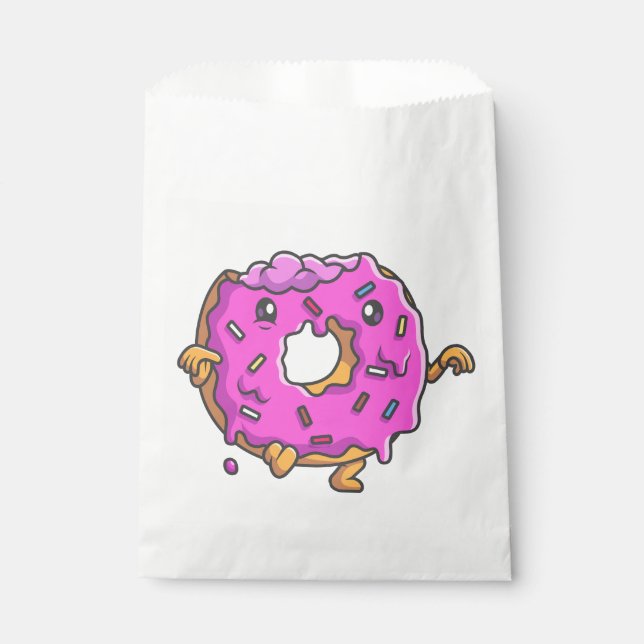 Bolsa De Papel zombi monstruo de la rosquilla de halloween (Anverso)