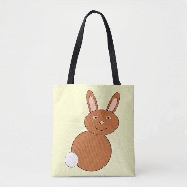 Bolsa de Pascua de conejo feliz (Anverso)