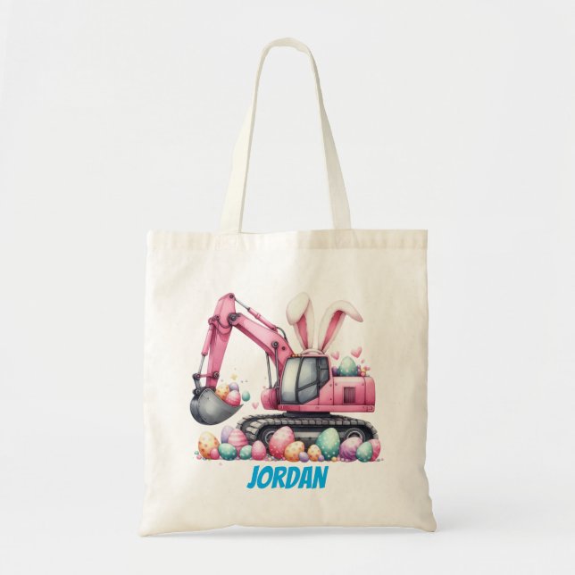 Bolsa de Pascua para niños – Camión de construcció (Frente)