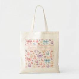 Bolsa de Pascua personalizada Coquette Bunny Pink 