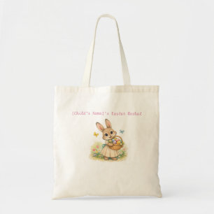 Bolsa de Pascua personalizada de conejo del bosque