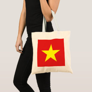 Bolsa de pata con bandera amarilla de Vietnam