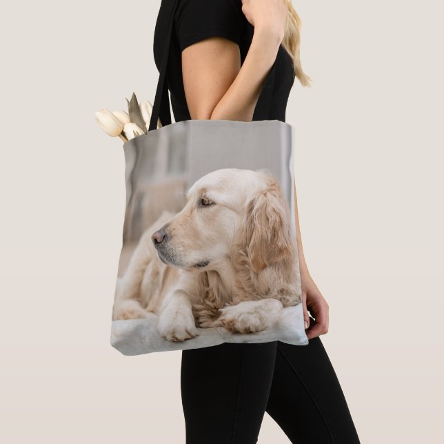 Bolsa de pata con Golden Retriever (Detalle)
