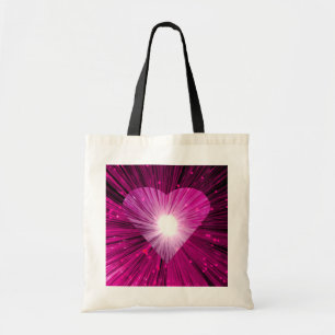 Bolsa de pata de corazón rosado