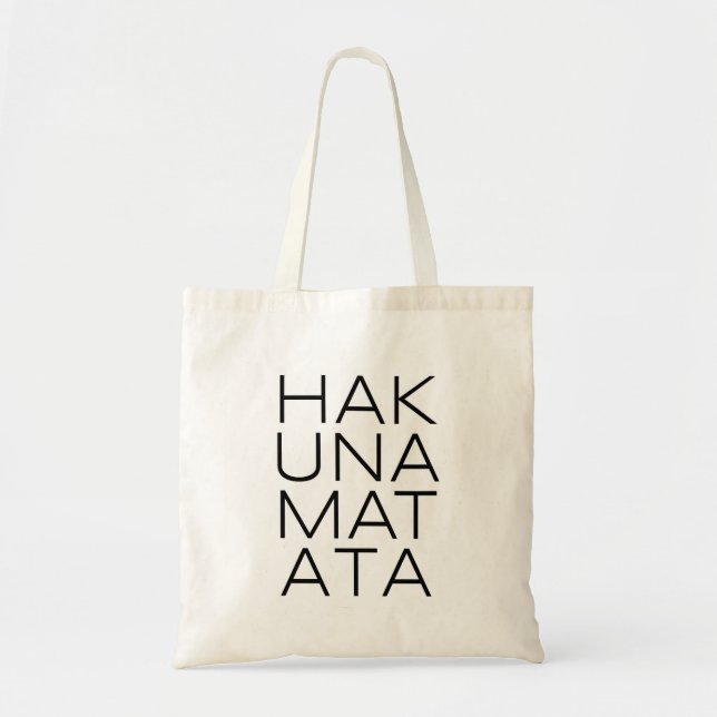 Bolsa de pata Hakuna matata (Frente)