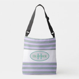 Bolsa de pata verde monogramada