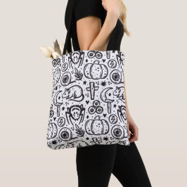 Bolsa de patrón de Halloween.