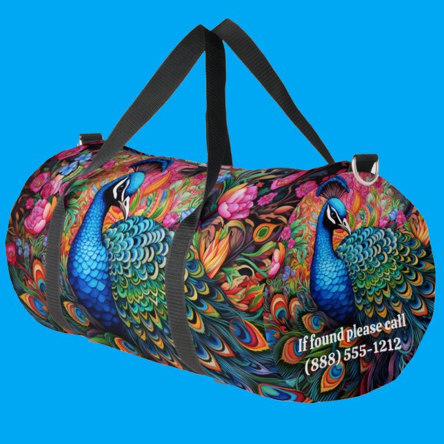 Bolsa de pavo real grande (Subido por el creador)
