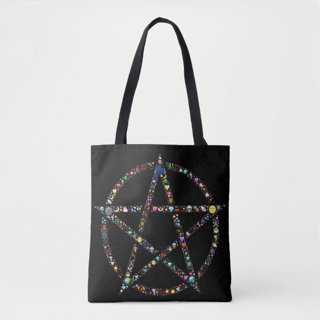 bolsa de pentagrama de wicca (Anverso)