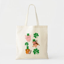 Bolsa de pequeños músicos en el Día de San Patrici
