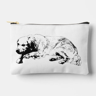 Bolsa de perro de línea negra mantiene la belleza 