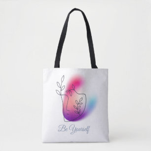 Bolsa de personalizable "Be Yourself" de impresión