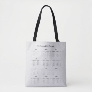 Bolsa de personalizable con calendario para 2024