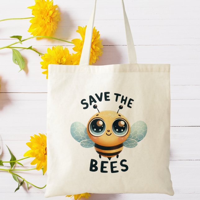 Bolsa de personalizable ecológica "Salven las abej (Subido por el creador)